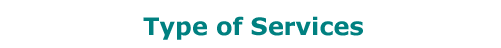 Type of Services
